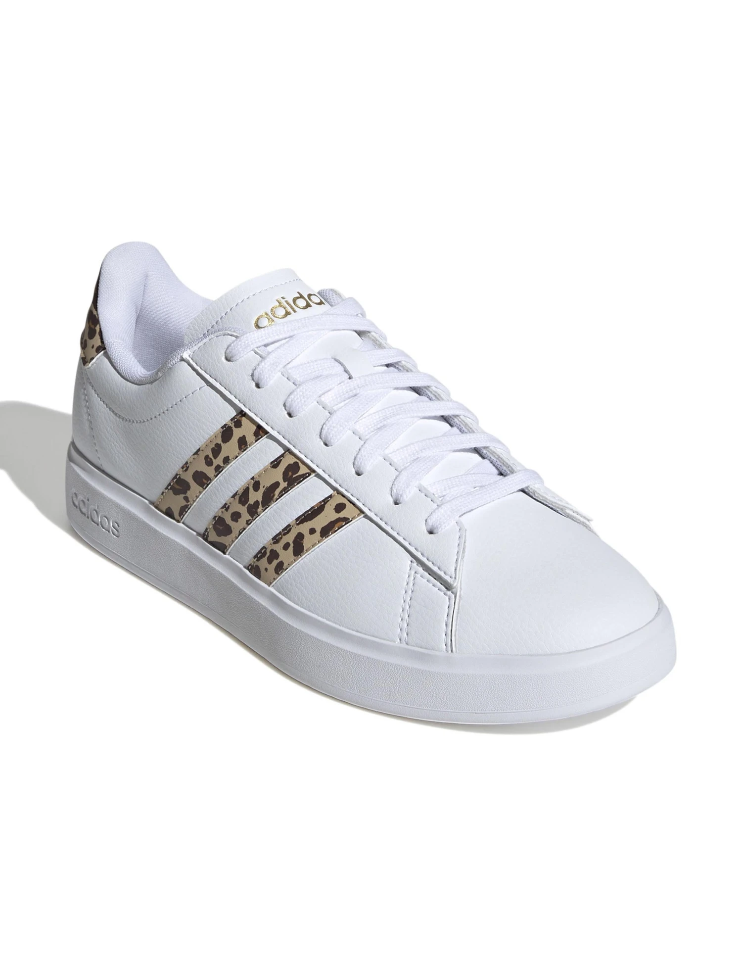 ADIDAS Grand Court 2.0 Shoes - Cloud White/Magic Beige/Matte Gold 4 ADIDAS Grand Court 2.0 Shoes - Cloud White/Magic Beige/Matte Gold - Image 2