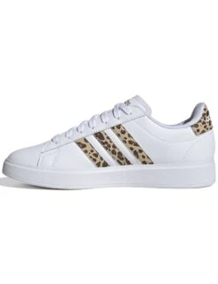 ADIDAS Grand Court 2.0 Shoes - Cloud White/Magic Beige/Matte Gold 13 ADIDAS Grand Court 2.0 Shoes - Cloud White/Magic Beige/Matte Gold -The Sports Edit adidas grand court 2 0 shoes white beige gold id2994 6