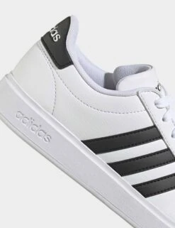 ADIDAS Grand Court Cloudfoam Lifestyle Court Comfort Shoes - Cloud White/Core Black -The Sports Edit adidas grand court cloudfoam lifestyle court comfort shoes white black gw9214 8