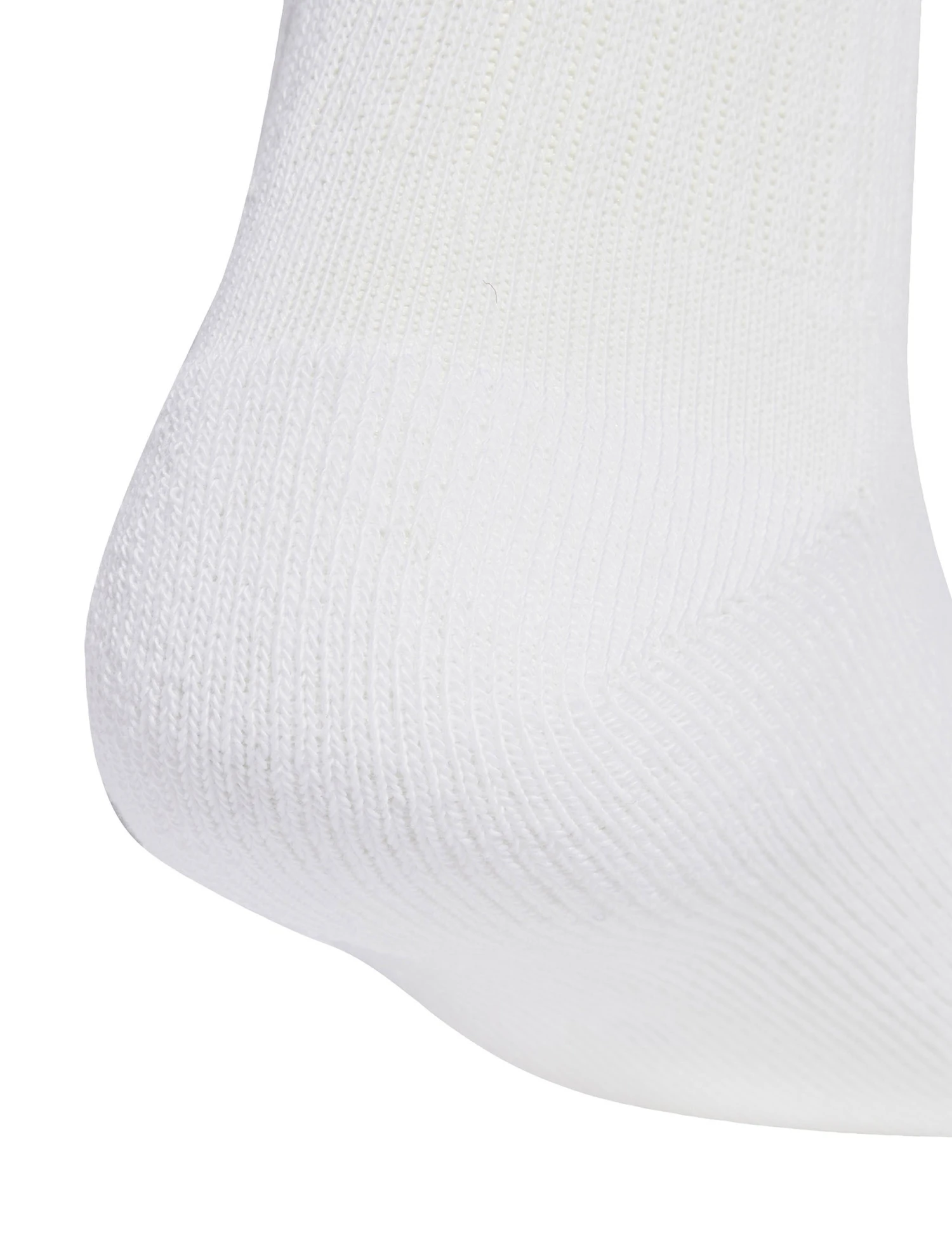 ADIDAS Linear Crew Cushioned Socks 3 Pairs - White/Powder Teal/Clear Pink/Blue Fusion 6 ADIDAS Linear Crew Cushioned Socks 3 Pairs - White/Powder Teal/Clear Pink/Blue Fusion - Image 4