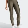 ADIDAS Optime Essentials Shine 7/8 Leggings - Shadow Olive