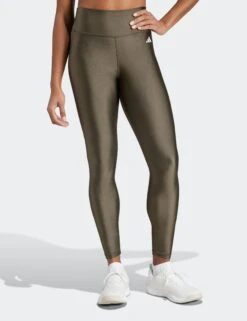 ADIDAS Optime Essentials Shine 7/8 Leggings - Shadow Olive