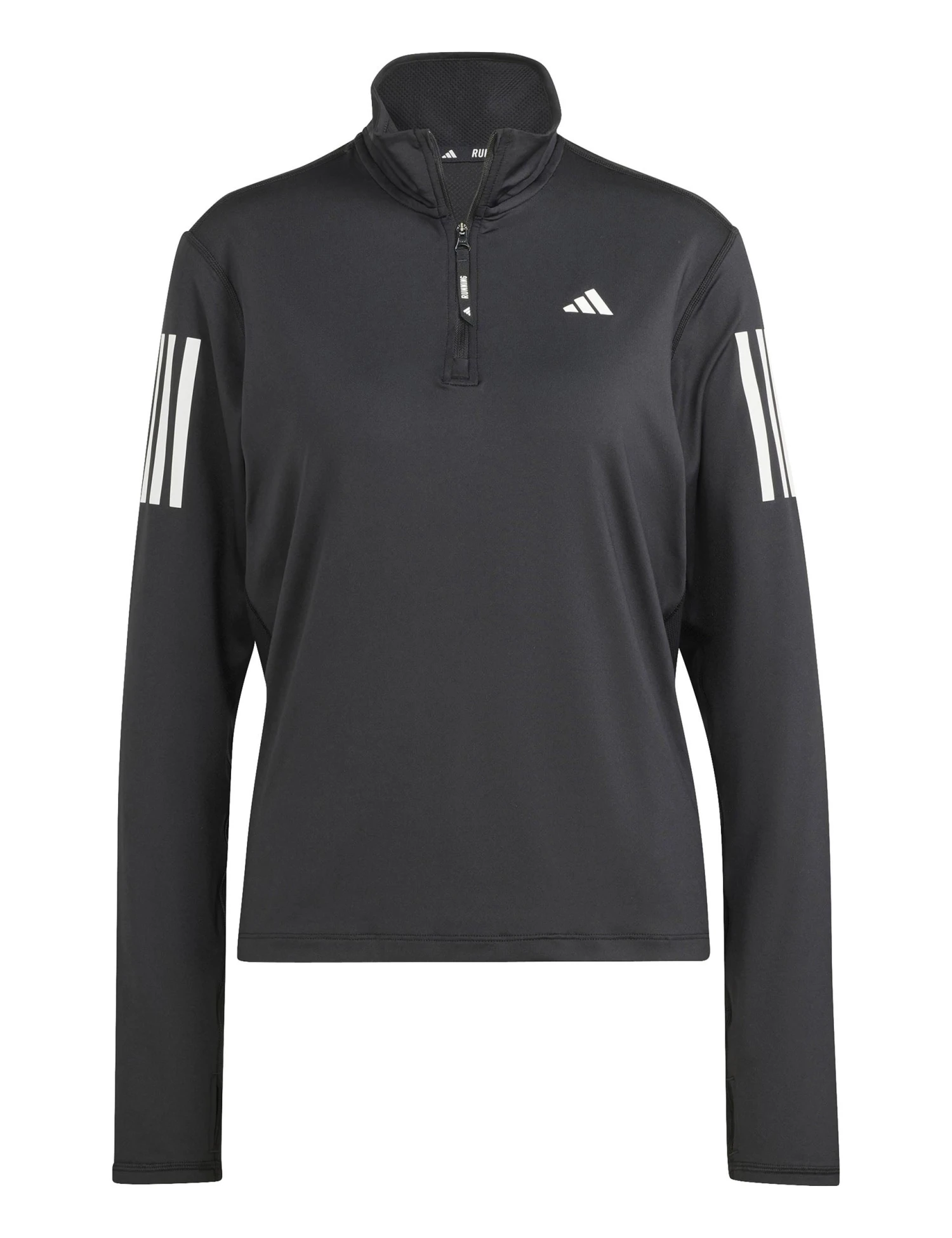 ADIDAS Own The Run Half-Zip Jacket - Black 9 ADIDAS Own The Run Half-Zip Jacket - Black - Image 7