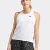 ADIDAS Own The Run Tank Top - White -The Sports Edit adidas own the run tank top white ik7441 1