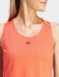 ADIDAS Power AEROREADY Tank Top - Bright Red/Black -The Sports Edit adidas power aeroready tank top bright red black im2699 4