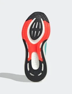 ADIDAS Pureboost 23 Shoes - Flash Aqua/Bright Red/Crystal White 15 ADIDAS Pureboost 23 Shoes - Flash Aqua/Bright Red/Crystal White -The Sports Edit adidas pureboost 23 shoes aqua red white if2389 3