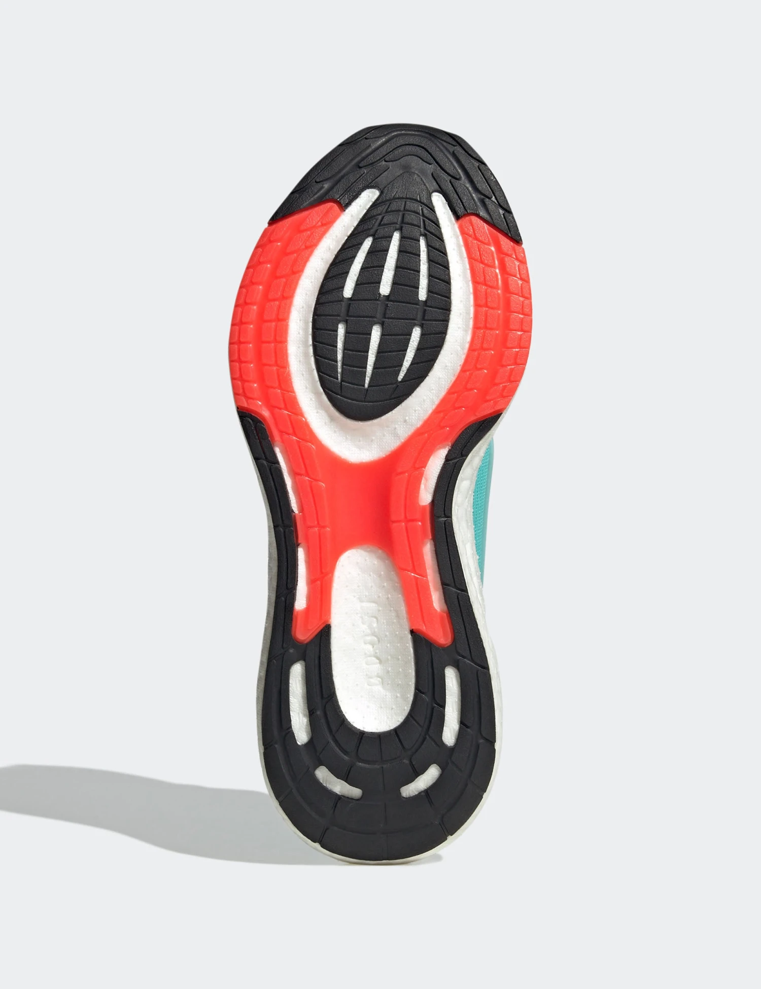 ADIDAS Pureboost 23 Shoes - Flash Aqua/Bright Red/Crystal White 8 ADIDAS Pureboost 23 Shoes - Flash Aqua/Bright Red/Crystal White - Image 6
