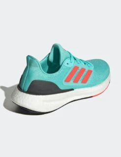 ADIDAS Pureboost 23 Shoes - Flash Aqua/Bright Red/Crystal White 13 ADIDAS Pureboost 23 Shoes - Flash Aqua/Bright Red/Crystal White -The Sports Edit adidas pureboost 23 shoes aqua red white if2389 6