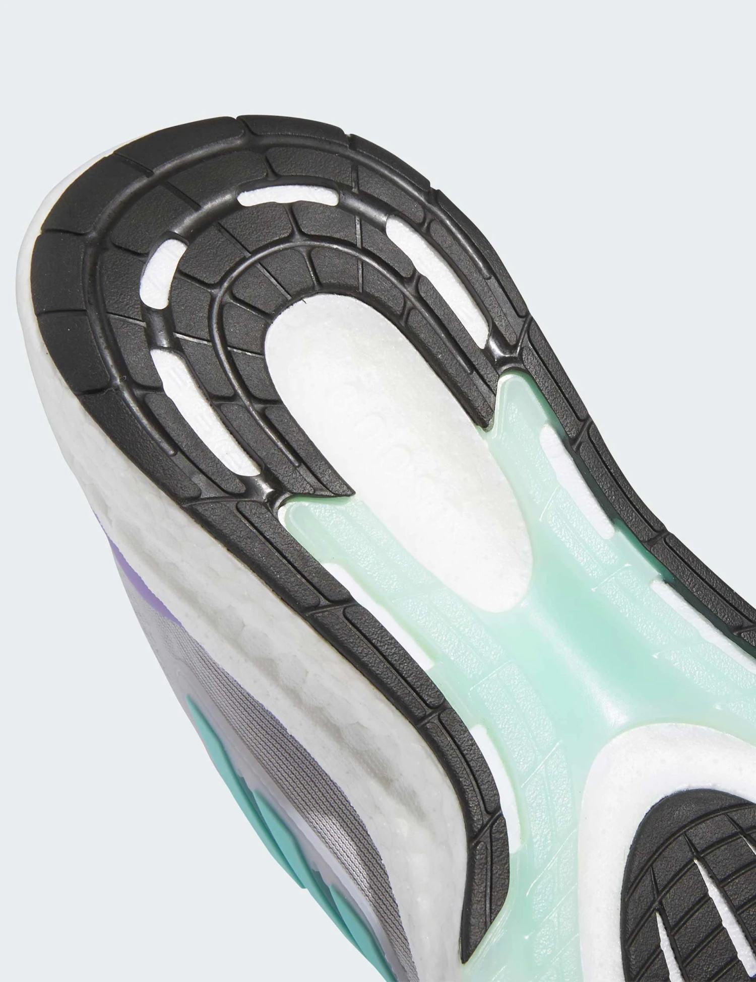 ADIDAS Pureboost 23 Shoes - Grey Two/Flash Aqua/Cloud White 10 ADIDAS Pureboost 23 Shoes - Grey Two/Flash Aqua/Cloud White - Image 8