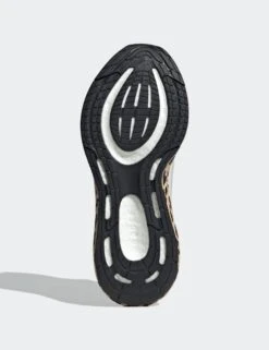 ADIDAS Pureboost 23 Shoes - Core White/Gold Metallic/Shadow Brown 15 ADIDAS Pureboost 23 Shoes - Core White/Gold Metallic/Shadow Brown -The Sports Edit adidas pureboost 23 shoes white gold brown if1558 3