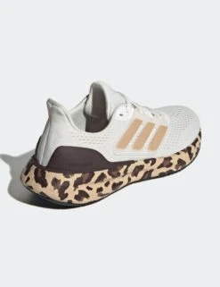 ADIDAS Pureboost 23 Shoes - Core White/Gold Metallic/Shadow Brown 12 ADIDAS Pureboost 23 Shoes - Core White/Gold Metallic/Shadow Brown -The Sports Edit adidas pureboost 23 shoes white gold brown if1558 6