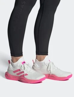 ADIDAS Rapidmove Trainer - Cloud White/Pink Fusion/Lucid Pink -The Sports Edit adidas rapidmove trainer white pink if0969 2