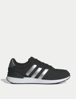 ADIDAS Run 60S 4.0 Shoes - Core Black/Silver Metallic/Cloud White