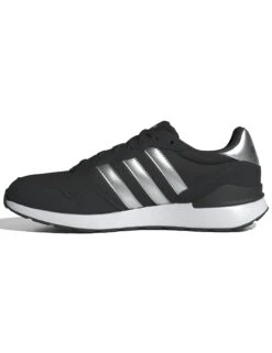 ADIDAS Run 60S 4.0 Shoes - Core Black/Silver Metallic/Cloud White -The Sports Edit adidas run 60s 4 0 shoes black silver white jr6626 4