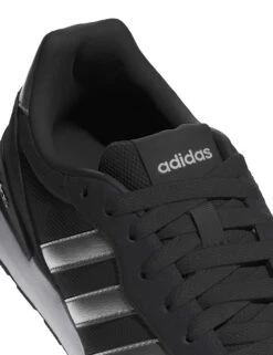 ADIDAS Run 60S 4.0 Shoes - Core Black/Silver Metallic/Cloud White -The Sports Edit adidas run 60s 4 0 shoes black silver white jr6626 7