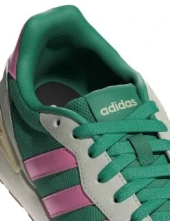 ADIDAS Run 60S 4.0 Shoes - Semi Court Green/Bliss Pink/Warm Vanilla 16 ADIDAS Run 60S 4.0 Shoes - Semi Court Green/Bliss Pink/Warm Vanilla -The Sports Edit adidas run 60s 4 0 shoes green pink vanilla jr6631 3