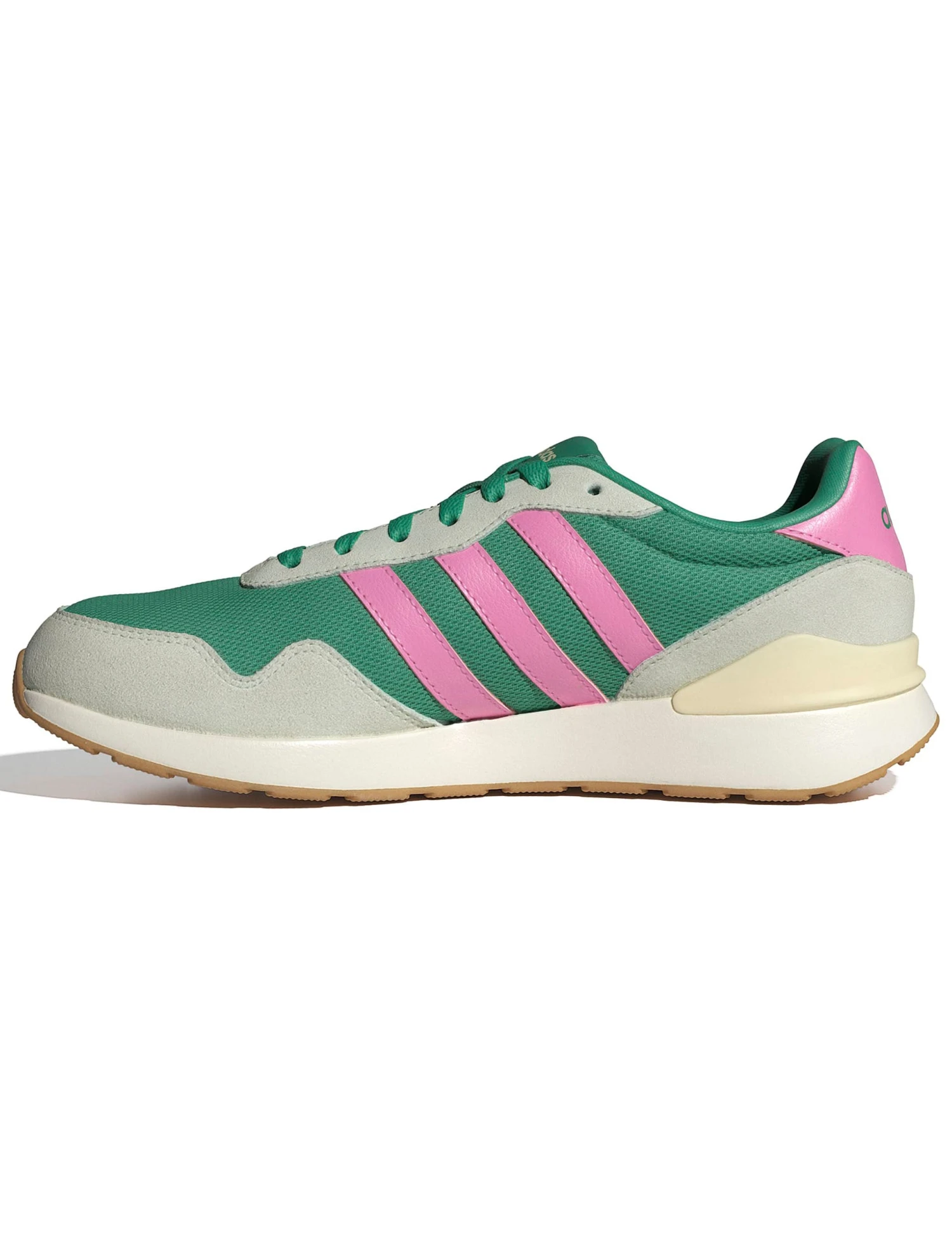 ADIDAS Run 60S 4.0 Shoes - Semi Court Green/Bliss Pink/Warm Vanilla 6 ADIDAS Run 60S 4.0 Shoes - Semi Court Green/Bliss Pink/Warm Vanilla - Image 4