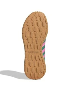 ADIDAS Run 60S 4.0 Shoes - Semi Court Green/Bliss Pink/Warm Vanilla 15 ADIDAS Run 60S 4.0 Shoes - Semi Court Green/Bliss Pink/Warm Vanilla -The Sports Edit adidas run 60s 4 0 shoes green pink vanilla jr6631 7