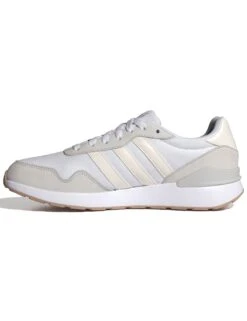 ADIDAS Run 60S 4.0 Shoes - Cloud White/Chalk White/Grey One 13 ADIDAS Run 60S 4.0 Shoes - Cloud White/Chalk White/Grey One -The Sports Edit adidas run 60s 4 0 shoes white grey jr6627 4