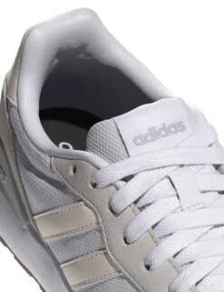 ADIDAS Run 60S 4.0 Shoes - Cloud White/Chalk White/Grey One 16 ADIDAS Run 60S 4.0 Shoes - Cloud White/Chalk White/Grey One -The Sports Edit adidas run 60s 4 0 shoes white grey jr6627 7