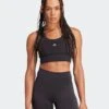 ADIDAS Run Pocket Medium-Support Bra - Black -The Sports Edit adidas run pocket medium support bra black ix1553 1