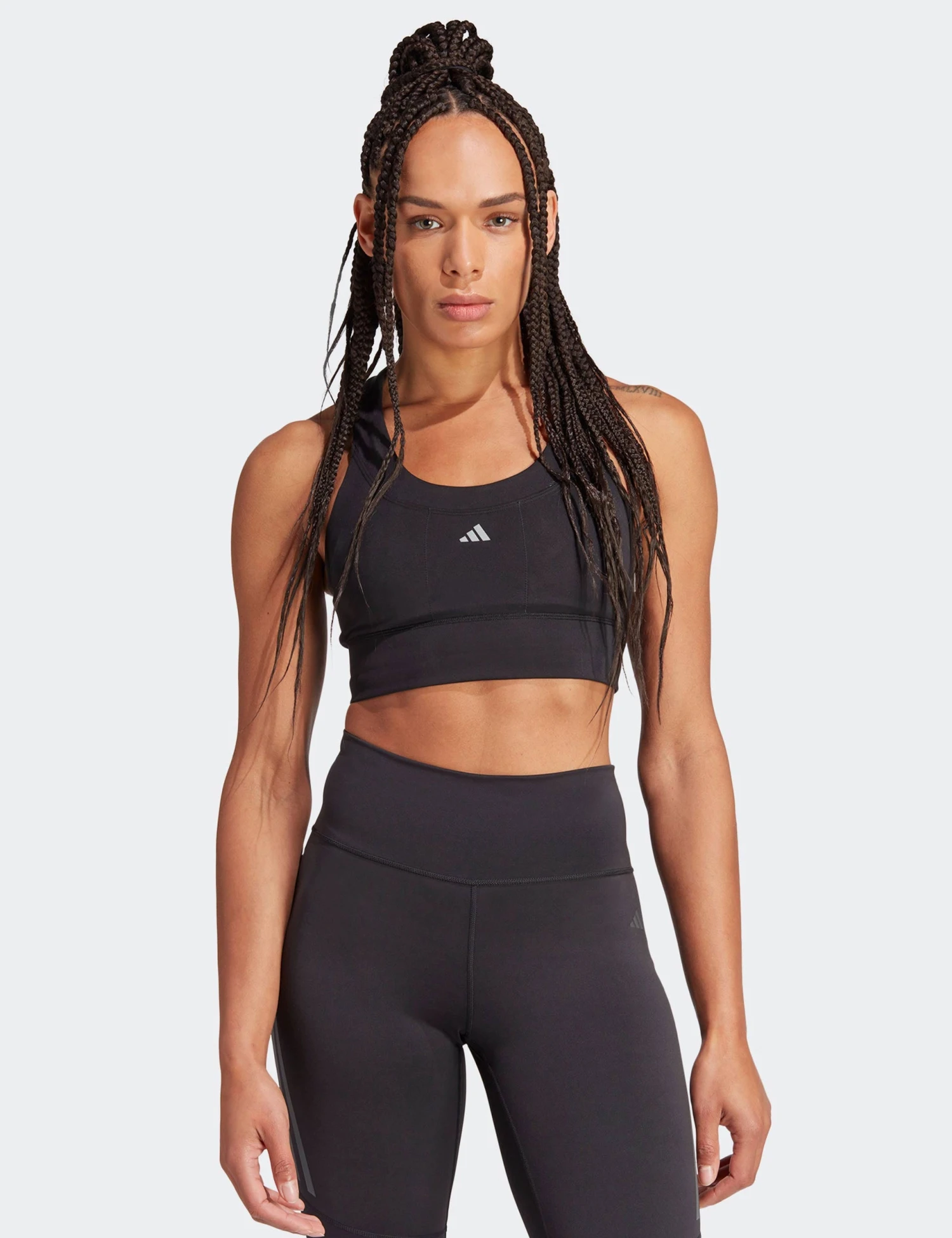 ADIDAS Run Pocket Medium-Support Bra - Black 3 ADIDAS Run Pocket Medium-Support Bra - Black