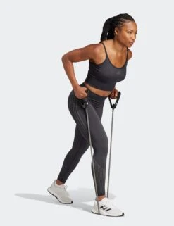 ADIDAS Seamless Branded 7/8 Leggings - Black 16 ADIDAS Seamless Branded 7/8 Leggings - Black -The Sports Edit adidas seamless branded 7 8 leggings black IA7165 8