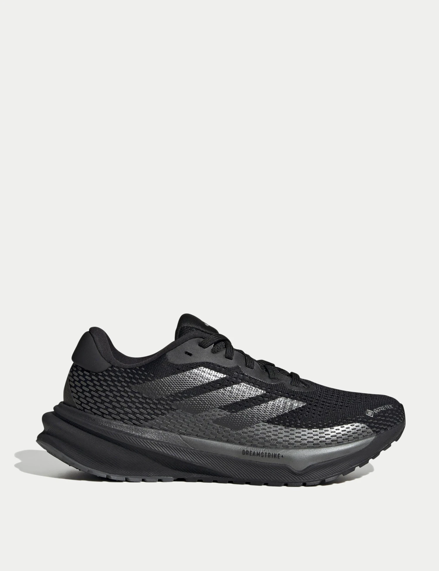 ADIDAS Supernova GORE-TEX Shoes - Core Black/Iron Metallic 3 ADIDAS Supernova GORE-TEX Shoes - Core Black/Iron Metallic