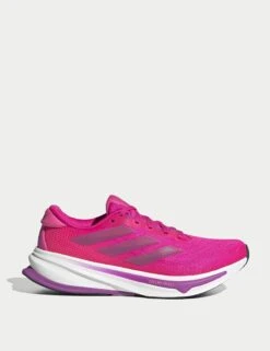 ADIDAS Supernova Rise 2 Running Shoes - Shock Pink/Purple Burst/Lucid Pink
