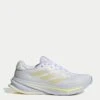 ADIDAS Supernova Rise Running Shoes - Cloud White/Zero Metallic/Almost Yellow -The Sports Edit adidas supernova rise running shoes white zero metallic yellow id3593 1