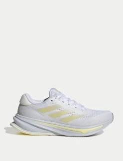 ADIDAS Supernova Rise Running Shoes - Cloud White/Zero Metallic/Almost Yellow