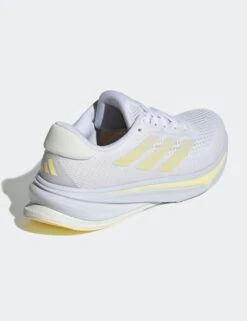 ADIDAS Supernova Rise Running Shoes - Cloud White/Zero Metallic/Almost Yellow -The Sports Edit adidas supernova rise running shoes white zero metallic yellow id3593 3