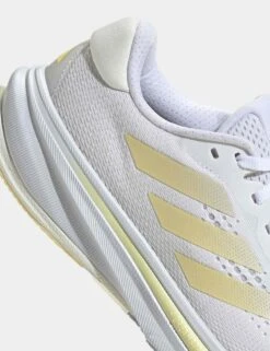 ADIDAS Supernova Rise Running Shoes - Cloud White/Zero Metallic/Almost Yellow -The Sports Edit adidas supernova rise running shoes white zero metallic yellow id3593 8