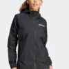 ADIDAS Terrex Multi 2L RAIN.RDY Jacket - Black -The Sports Edit adidas terrex multi 2l rainrdy jacket black iv9835 1