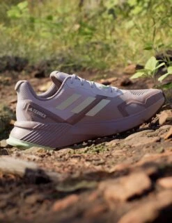 ADIDAS Terrex Soulstride Trail Running Shoes - Preloved Fig/Crystal Jade/Semi Green Spark -The Sports Edit adidas terrex soulstride trail running shoes fig jade green id7762 3