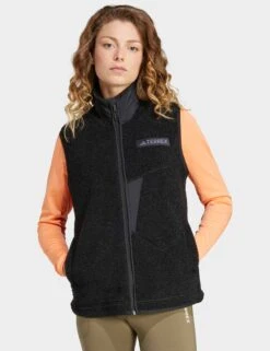 ADIDAS Terrex Xploric High Pile Fleece Vest - Black