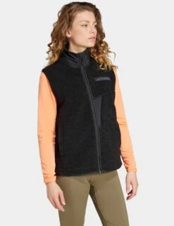 ADIDAS Terrex Xploric High Pile Fleece Vest - Black -The Sports Edit adidas terrex xploric high pile fleece vest black iw0237 5