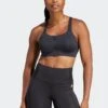 ADIDAS TLRD Impact Luxe High-Support Zip Bra - Black -The Sports Edit adidas tlrd impact luxe high support zip bra black 1 il2911 1