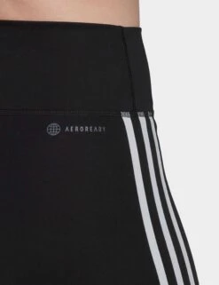 ADIDAS Training Essentials 3-Stripes High Waisted Short Leggings - Black 12 ADIDAS Training Essentials 3-Stripes High Waisted Short Leggings - Black -The Sports Edit adidas training essentials 3 stripes hw short leggings black hk9964 5