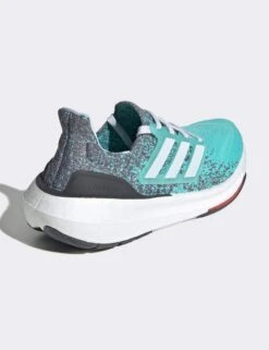 ADIDAS Ultraboost Light Shoes - Flash Aqua/Cloud White/Bright Red -The Sports Edit adidas ultraboost light shoes aqua white red ie1692 4