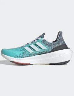 ADIDAS Ultraboost Light Shoes - Flash Aqua/Cloud White/Bright Red -The Sports Edit adidas ultraboost light shoes aqua white red ie1692 6