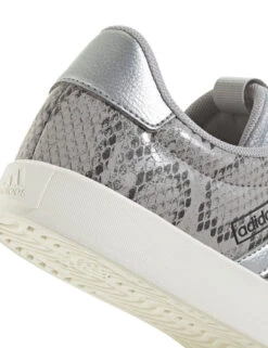 ADIDAS VL Court 3.0 Shoes - Grey Two/Silver Metallic/Off White -The Sports Edit adidas vl court 3 0 shoes grey silver white jr8669 4