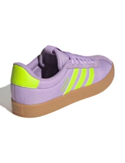 ADIDAS VL Court 3.0 Shoes - Powder Plum/Solar Slime/Lucid Lemon 12 ADIDAS VL Court 3.0 Shoes - Powder Plum/Solar Slime/Lucid Lemon -The Sports Edit adidas vl court 3 0 shoes plum slime lemon js2058 3