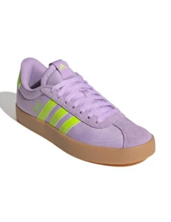 ADIDAS VL Court 3.0 Shoes - Powder Plum/Solar Slime/Lucid Lemon 11 ADIDAS VL Court 3.0 Shoes - Powder Plum/Solar Slime/Lucid Lemon -The Sports Edit adidas vl court 3 0 shoes plum slime lemon js2058 8