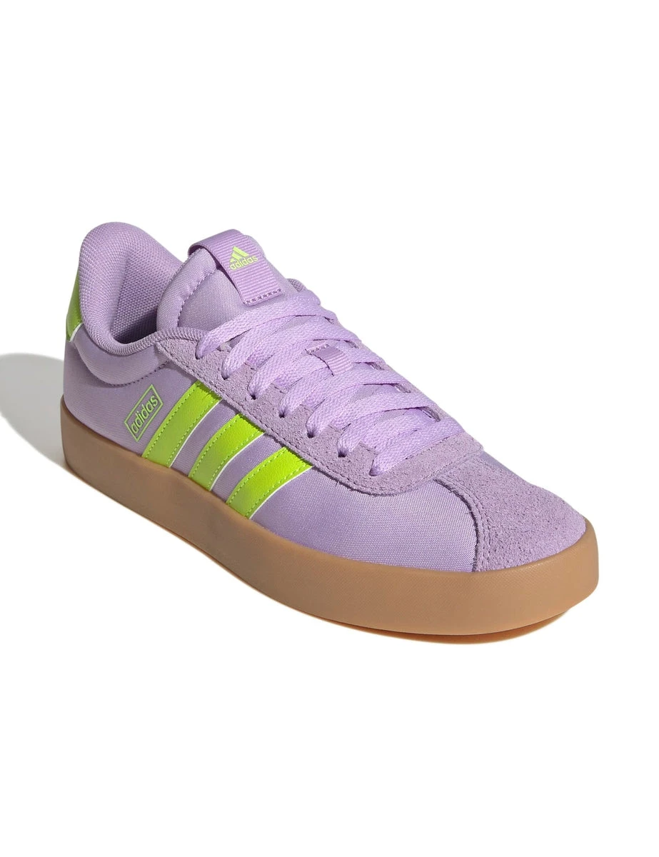 ADIDAS VL Court 3.0 Shoes - Powder Plum/Solar Slime/Lucid Lemon 4 ADIDAS VL Court 3.0 Shoes - Powder Plum/Solar Slime/Lucid Lemon - Image 2