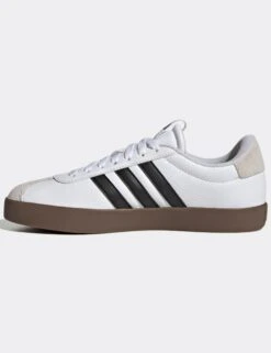 ADIDAS VL Court 3.0 Shoes - Cloud White/Core Black/Grey One -The Sports Edit adidas vl court 3 0 shoes white black grey id8797 4