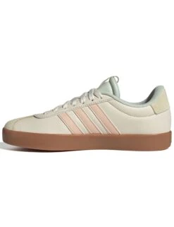 ADIDAS VL Court 3.0 Shoes - Wonder White/Powder Coral/Linen Green -The Sports Edit adidas vl court 3 0 shoes white coral green jp5348 5