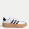 ADIDAS VL Court Bold Shoes - Cloud White/Core Black/Wonder Beige