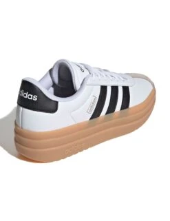 ADIDAS VL Court Bold Shoes - Cloud White/Core Black/Wonder Beige -The Sports Edit adidas vl court bold shoes white black beige ih3083 3