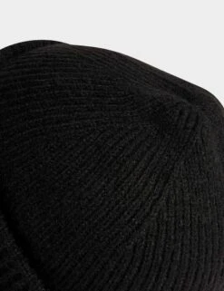 ADIDAS Wide Cuff Beanie - Black 9 ADIDAS Wide Cuff Beanie - Black -The Sports Edit adidas wide cuff beanie black ib2650 4